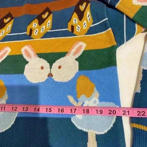Alice in Wonderland Knitted Sweater,‎ one size - Picture 13 of 15